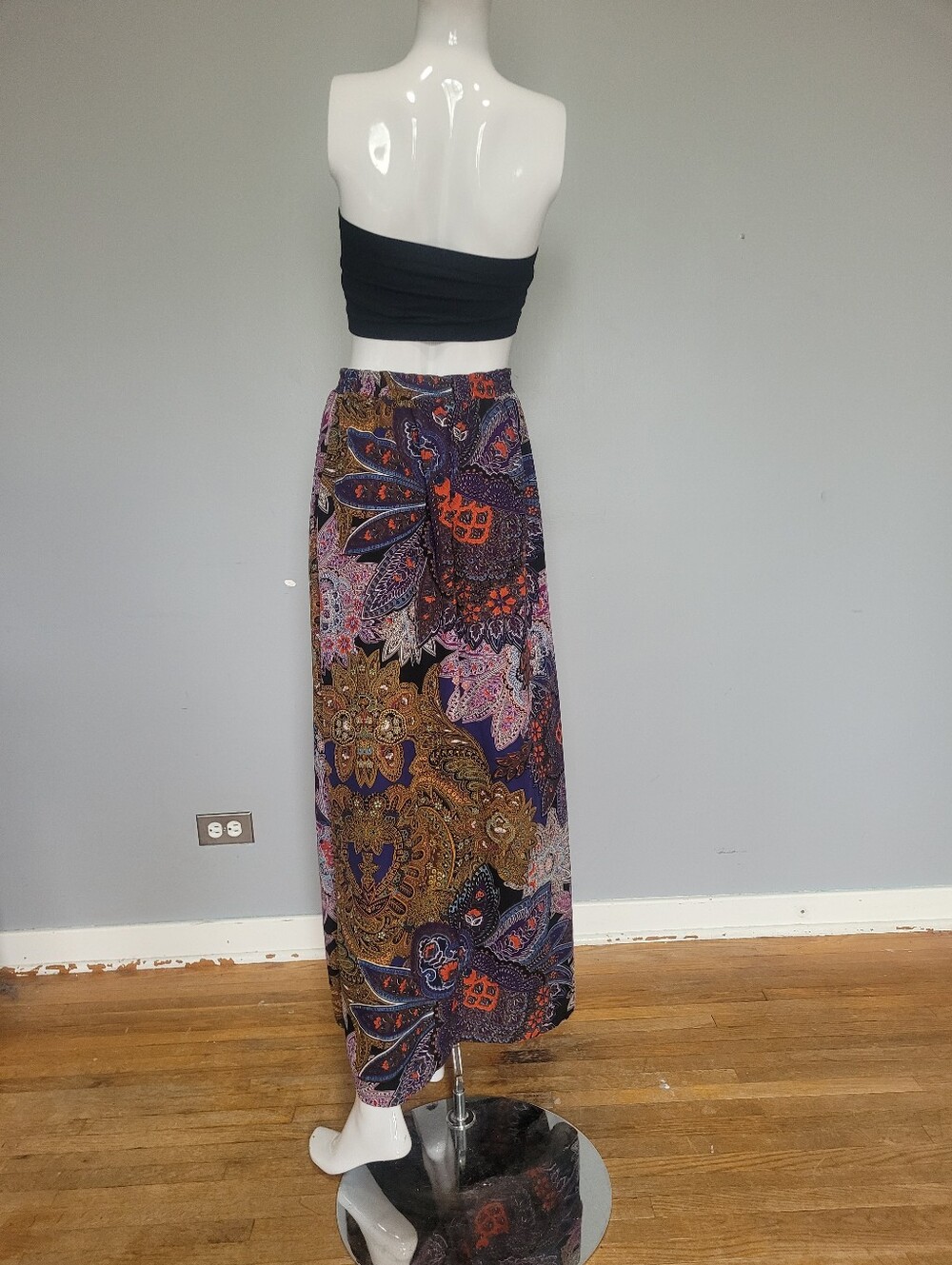 Anthropologie Vanessa Virginia Petaled Paisley Maxi Skirt, VGUC, Size M - Picture 4 of 9